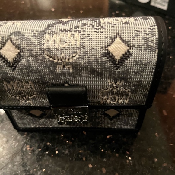 Mcm vintage jacquard card wallet - Picture 3 of 7